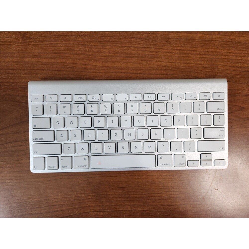 OEM Apple Wireless Bluetooth Keyboard Model A1314 For Mac Aluminium Tested